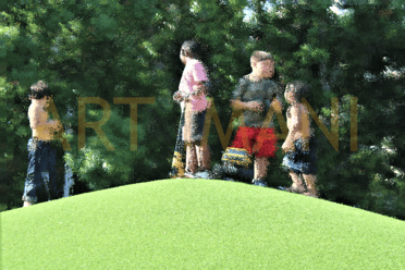 SUMMER LIFE - KIDS PLAYING SUMMER LIFE - KIDS PLAYING