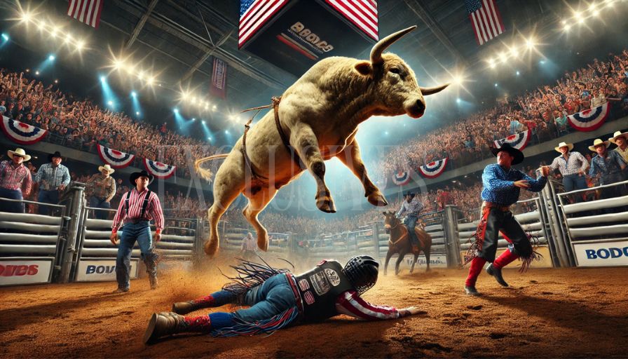 Bull Riding Rodeo Sport