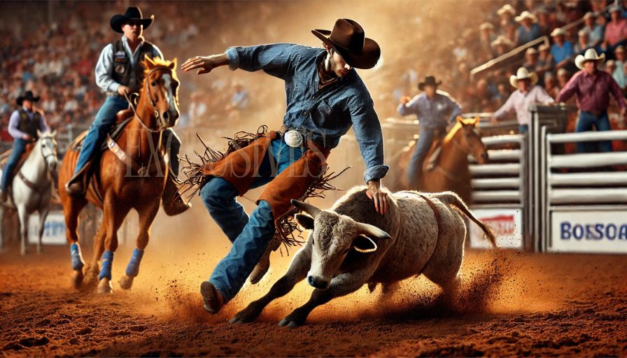 Steer Wrestling Rodeo
