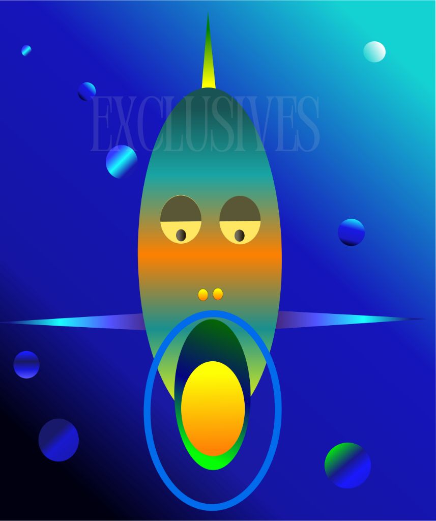 Colorful Abstract Artwork- Peace in the deep