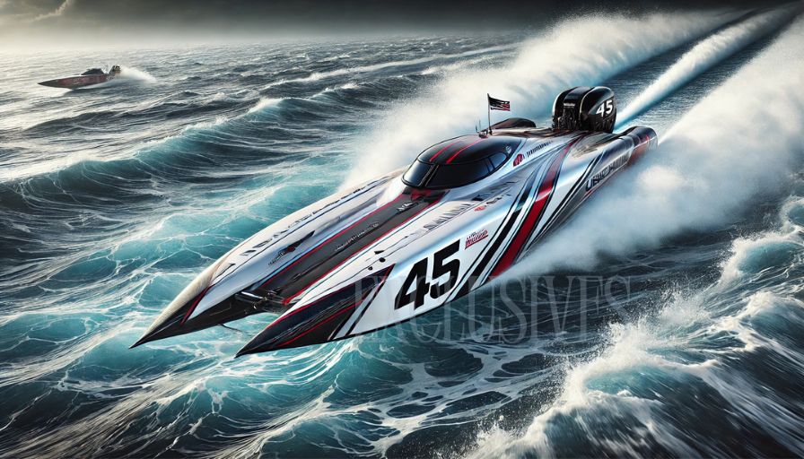 High-Speed Racing Boat High-Speed Racing Boat